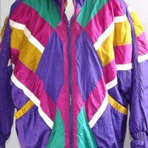 VINTAGE ski jacket multicolored